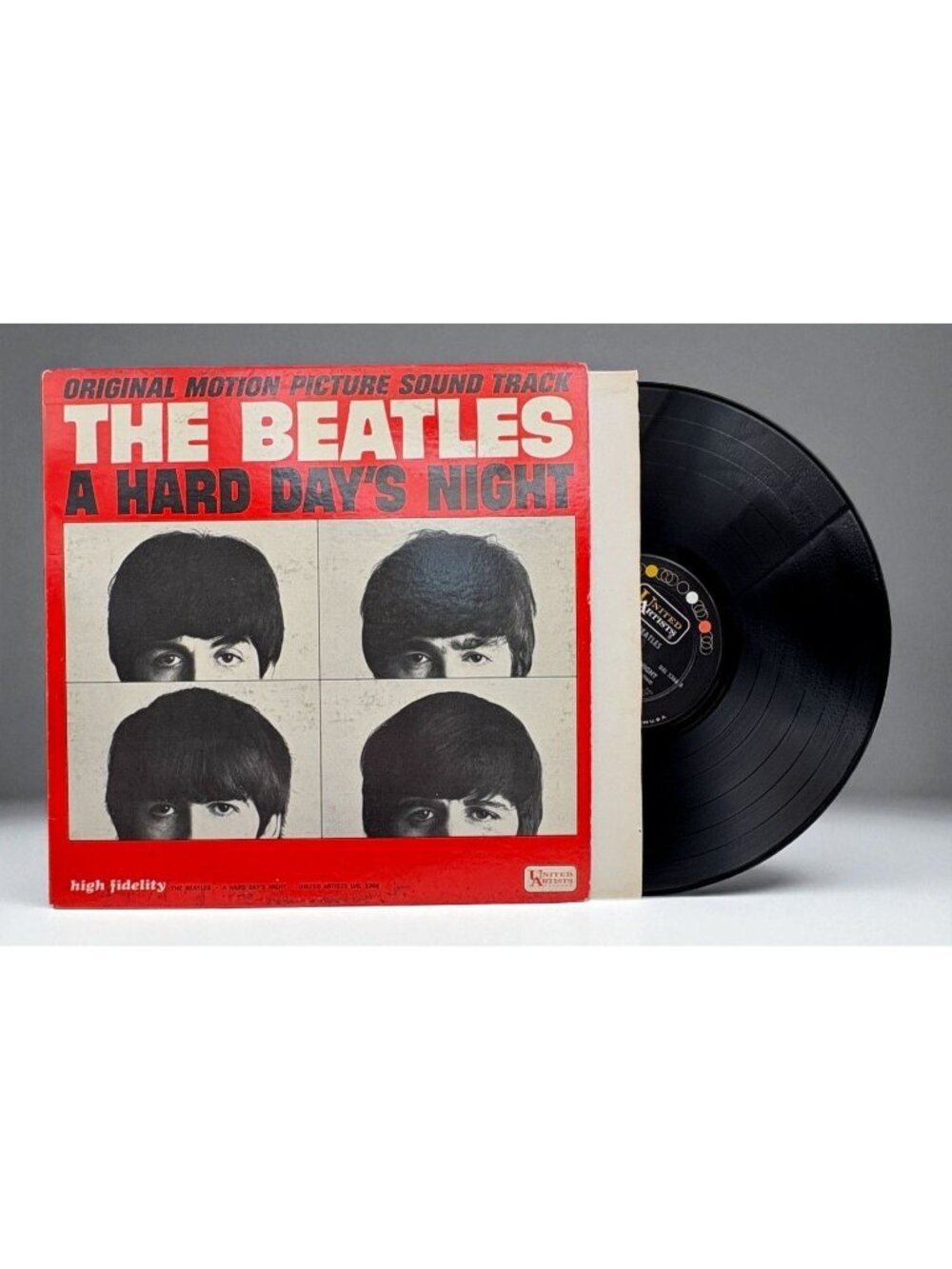 The Beatles A Hard Days Night Vinyl LP I Cry Cover Misprint United Artists 3366